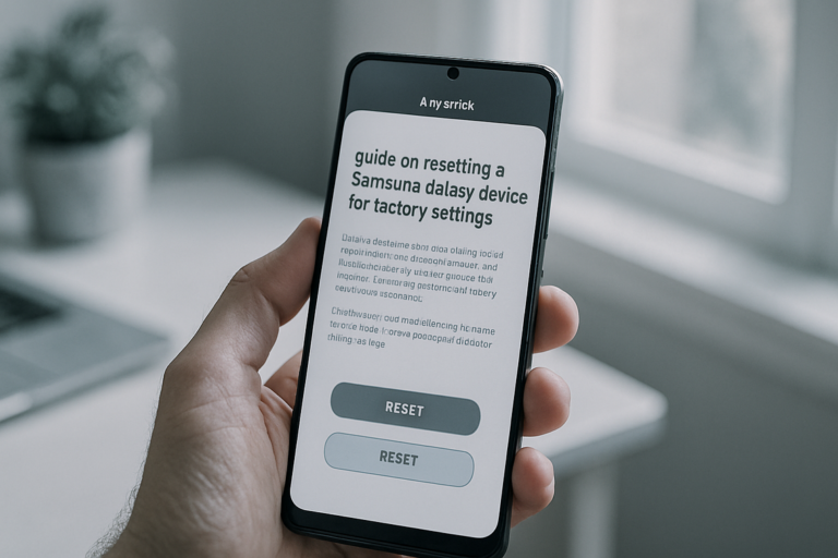 how to factory reset samsung galaxy anwaytek