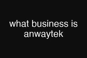 what business is anwaytek